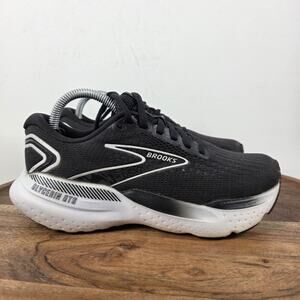 Brooks Glycerin 21 Womens Black And White Size 5.5 Running Shoes 1204091B090